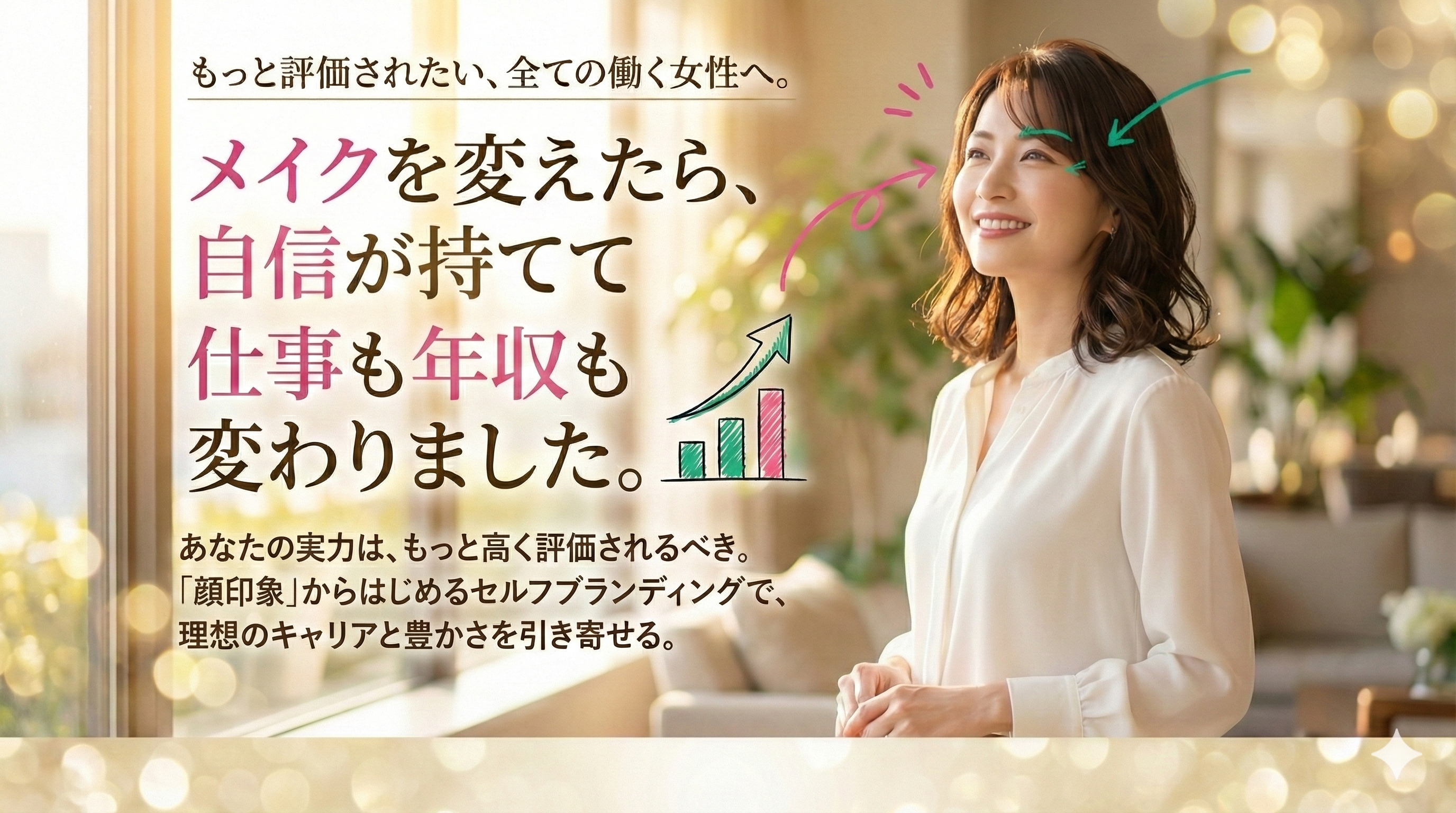 顔印象でキャリアを変える