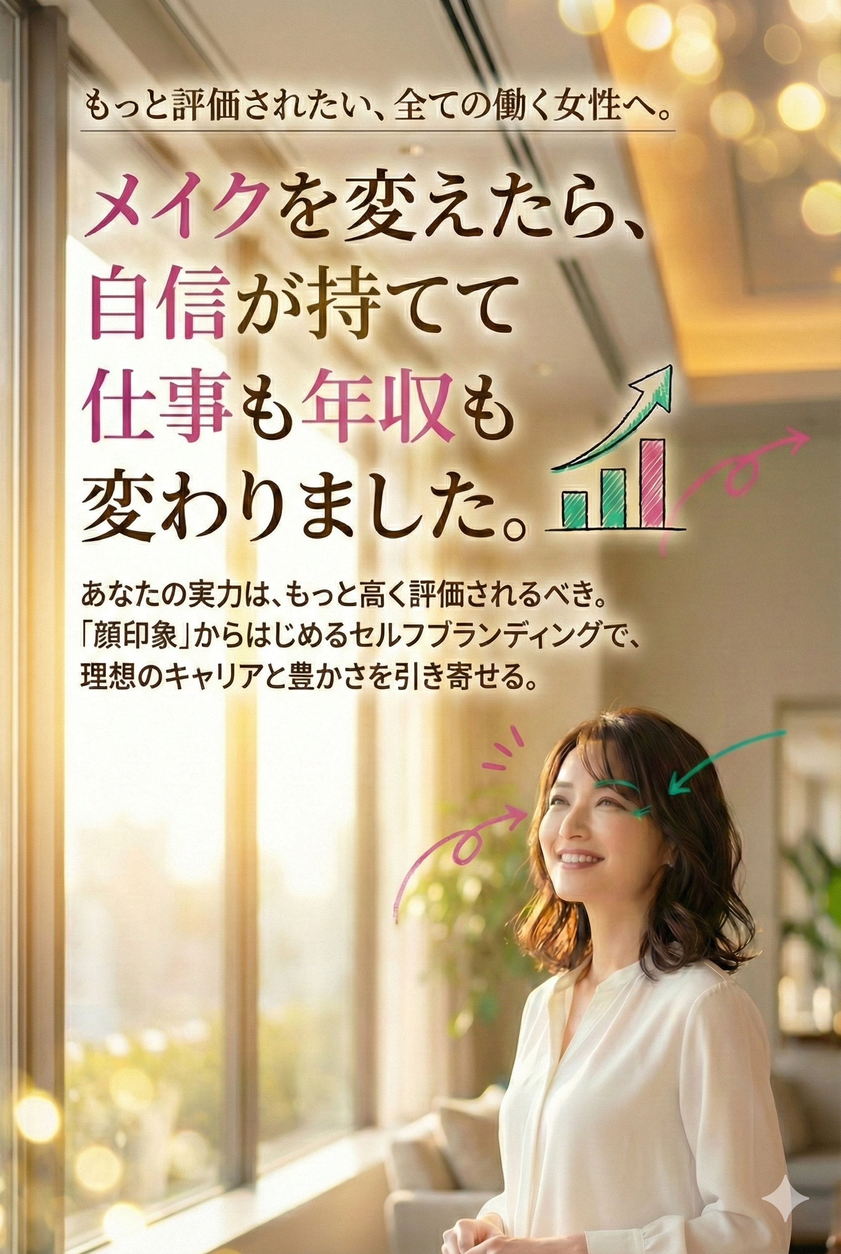 顔印象でキャリアを変える